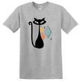 thumbnail image 1 of Mid Century Cat Atomic Retro Graphic T-Shirt, 1 of 6