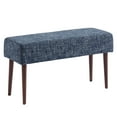 thumbnail image 1 of Mid Century Compact Upholstered Bench, Multiple Colors, 1 of 11