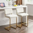 Modern Counter Stools Set of 2, 26 Inches Counter Height Bar Stools