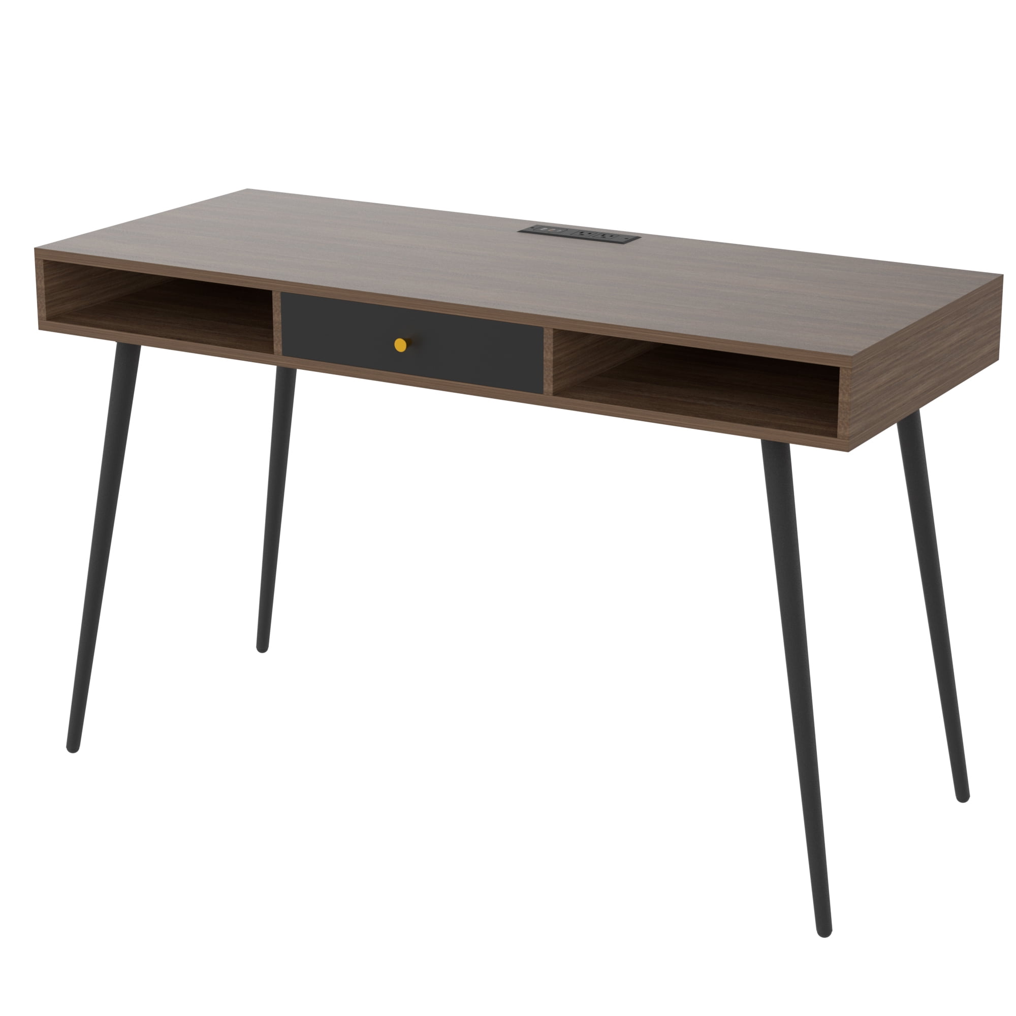 MidCentury Desk with Drawer, Modern Writing Study Desk, Home Office