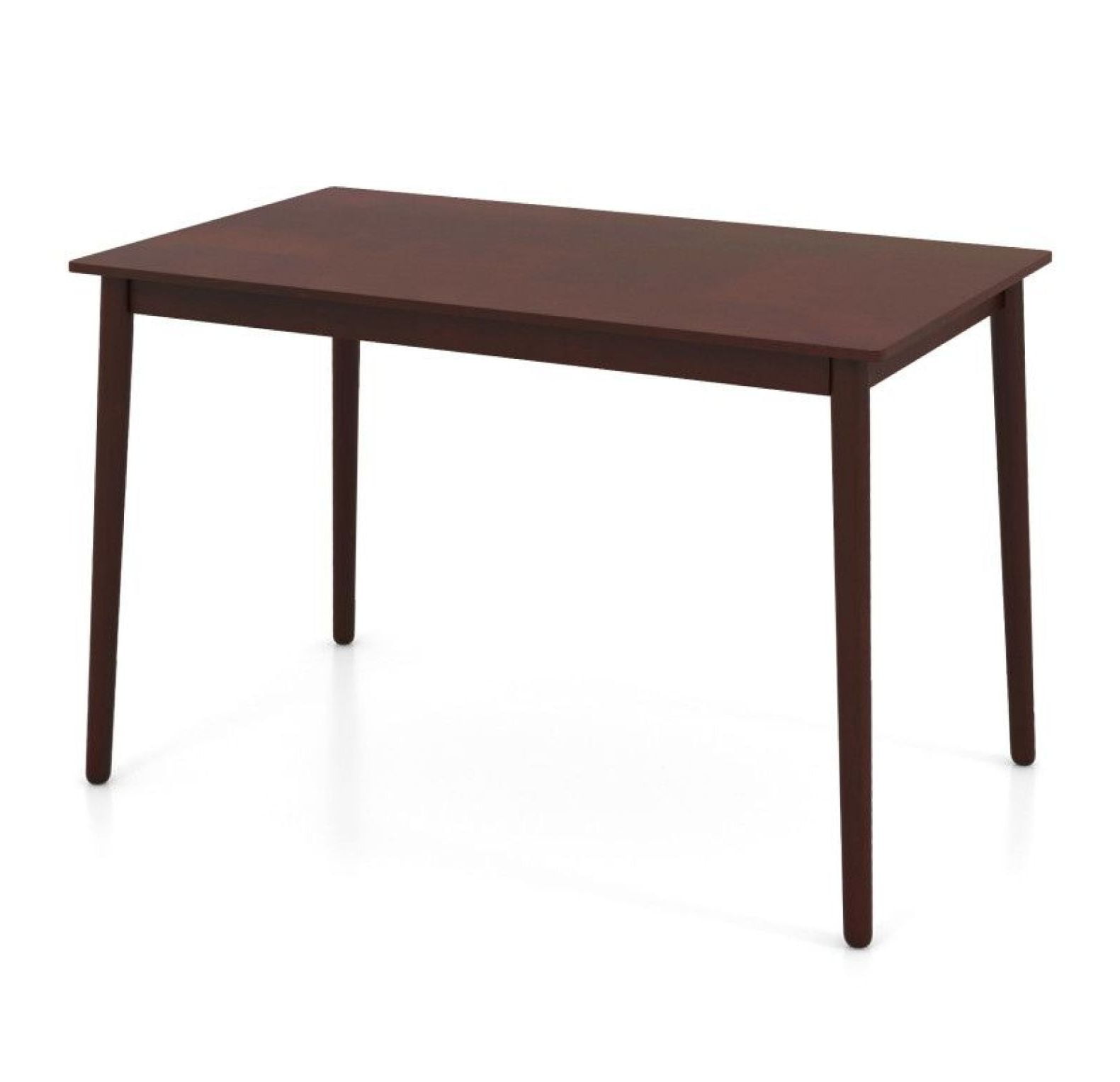 Mid Century Dining Table 48 Inch, Rubber Wood Legs - Kitchen Table for ...