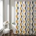 thumbnail image 1 of Mid Century Geo 72"x72" Shower Curtain, 1 of 7