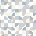 thumbnail image 1 of Mid-Century Geometric Peel and Stick Wallpaper, 1 of 24