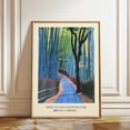 thumbnail image 1 of Mid-Century Japanese Pathway Wall Decor Bamboo Grove Zen Nature Scenery, Unframed Paper Poster 11x14in, 1 of 4