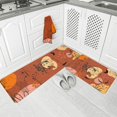 thumbnail image 1 of Mid Century Kitchen Floor Mats, Vintage Lines Art Girl Desert Animals 2 PCS Anti Fatigue Area Runner Rugs Set Terracotta Non-Slip Bathroom Comfort Standing Mat Home Decor, 1 of 6