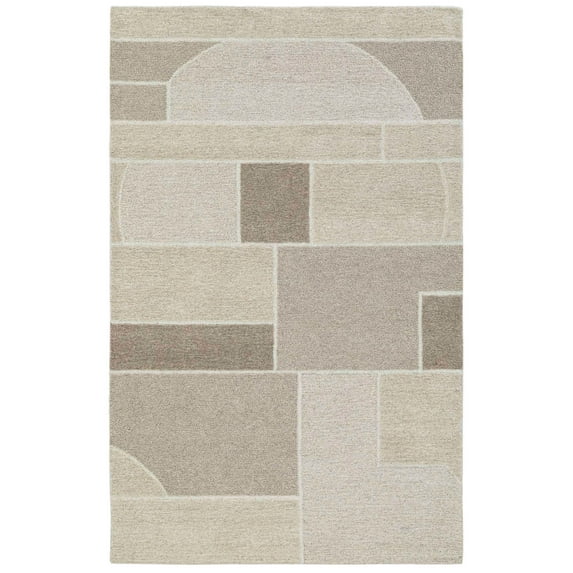 Mid-Century Madera Area Rug, Natural - 2'x3'