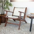 thumbnail image 1 of Mid Century Modern Ananya Leather arm chair, 1 of 6