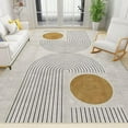 thumbnail image 1 of Mid Century Modern Area Rugs, Abstract Geometric Lines Indoor Non-Slip Kids Rug, For Living Room Bedroom Kitchen Dining Room Home Office Floor Rug 1x2ft, 1 of 6
