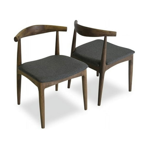Mid-Century Modern Blake Gray Dining Chair (Set of 2)