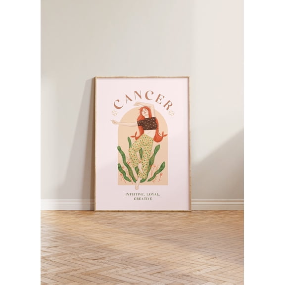 Mid,Century Modern Cat Art Print, Atomic Geometric Print Home Decor #5440, 16x24 UNFRAMED