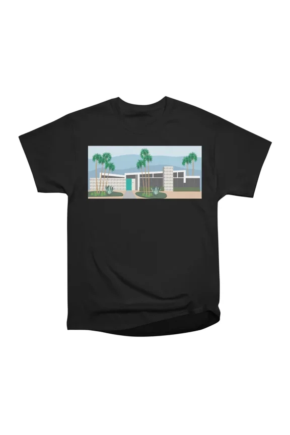 Mid Century Modern Diamond Block House T-Shirt Tee Gift For Him Merch For Her Apparel For