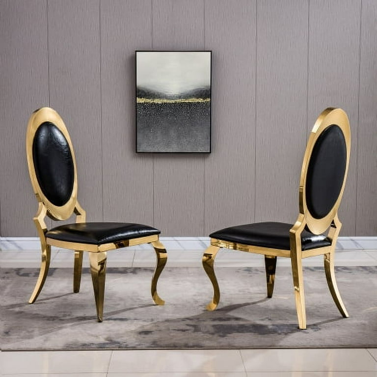 Dining chair online with walnut legs