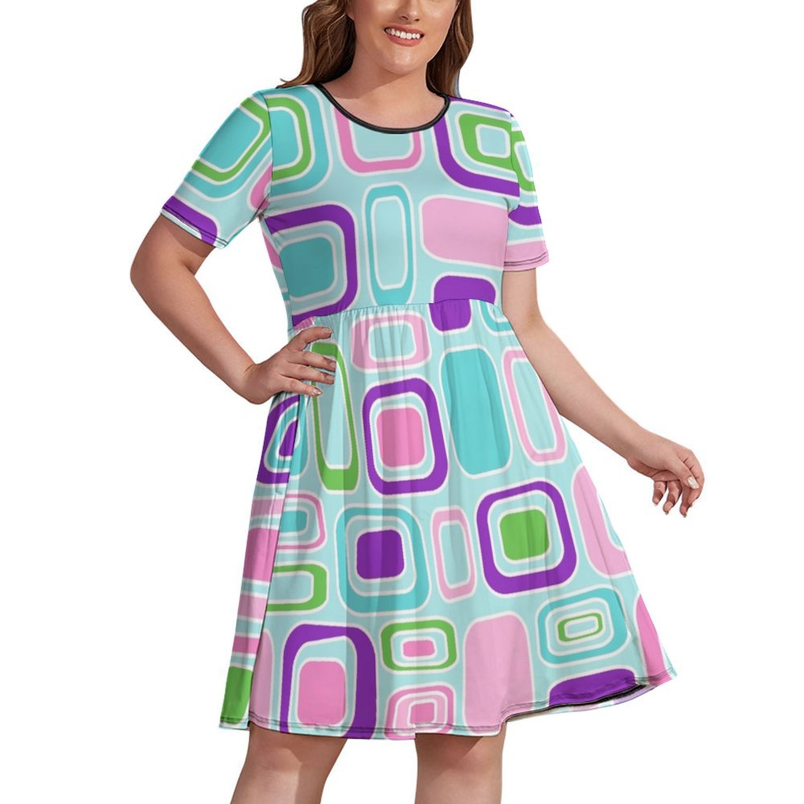 Mid Century Modern Geometric Print