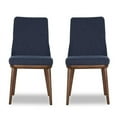 thumbnail image 1 of Mid Century Modern Grayson Blue Dining Chair (Set of 2), 1 of 4