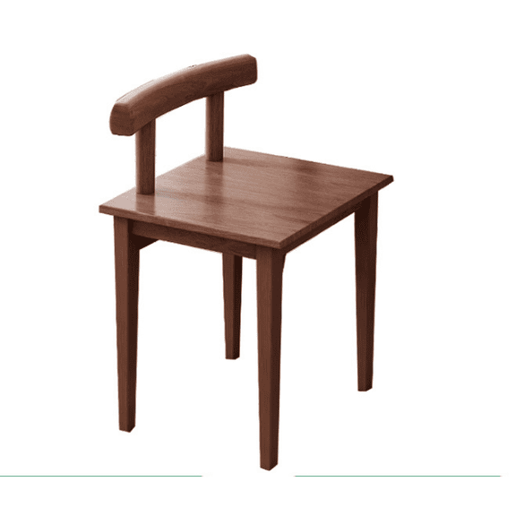 Mid-Century Modern Japanese Style Round End Table, Natural Wood Tone