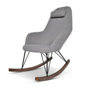 Mid-Century Modern Jayce Gray Rocking Chair