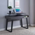 MidCentury Modern LiftTop Desk with Storage, Home Office Desk