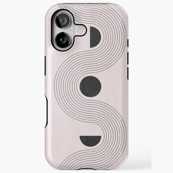 Mid Century Modern Rainbow Retro Gradient Art iPhone 17 16 15 14 13 12 11 Pro Max