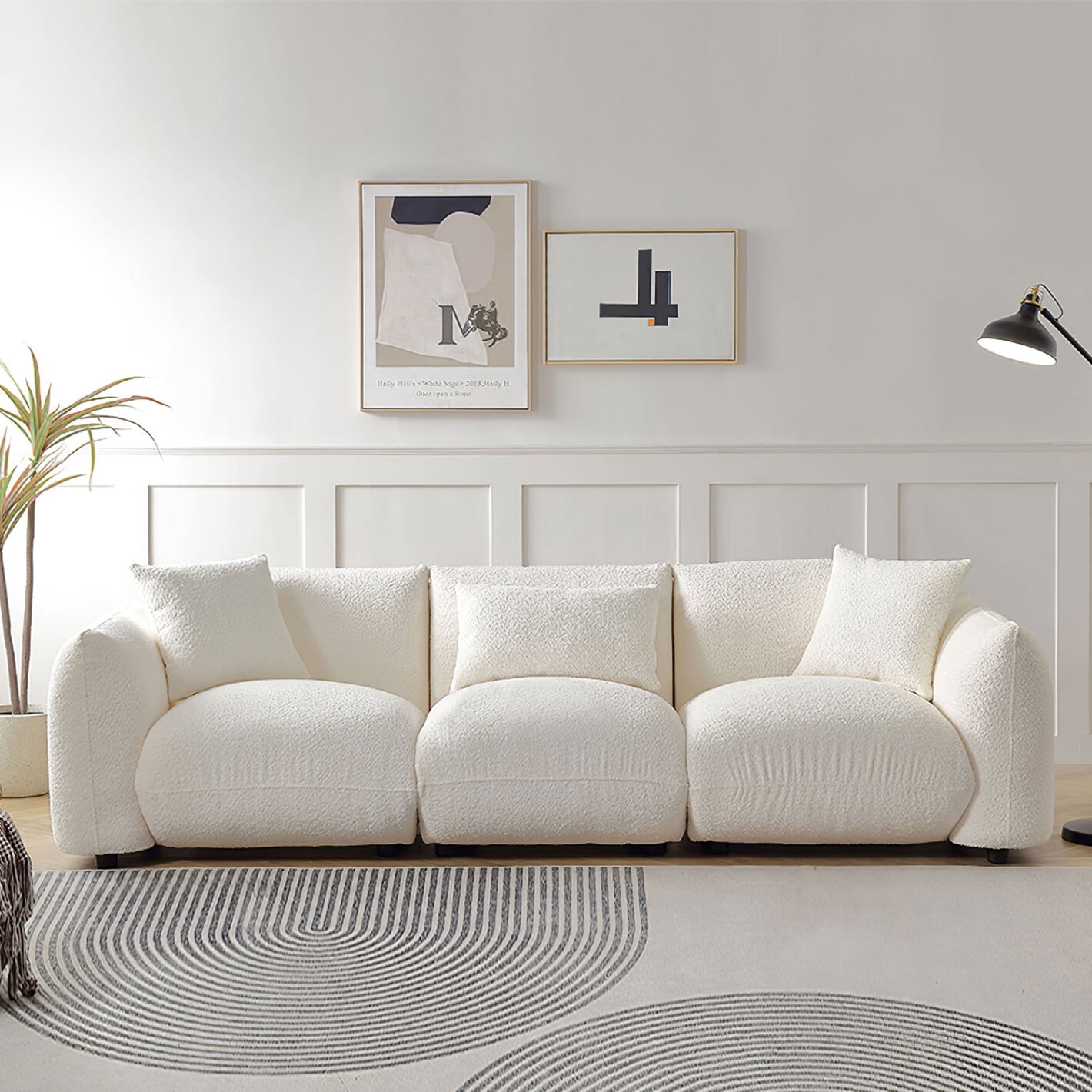 Mid Century Modern Sofa,Comfy 3 Seater Sofa Couch for Living Mid Century Modern Sofa,Comfy 3 Seater Sofa Couch for Living