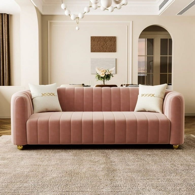 Sofa Made Pink Velvet Chair Habitat Roma Velvet Fabric Chairbed