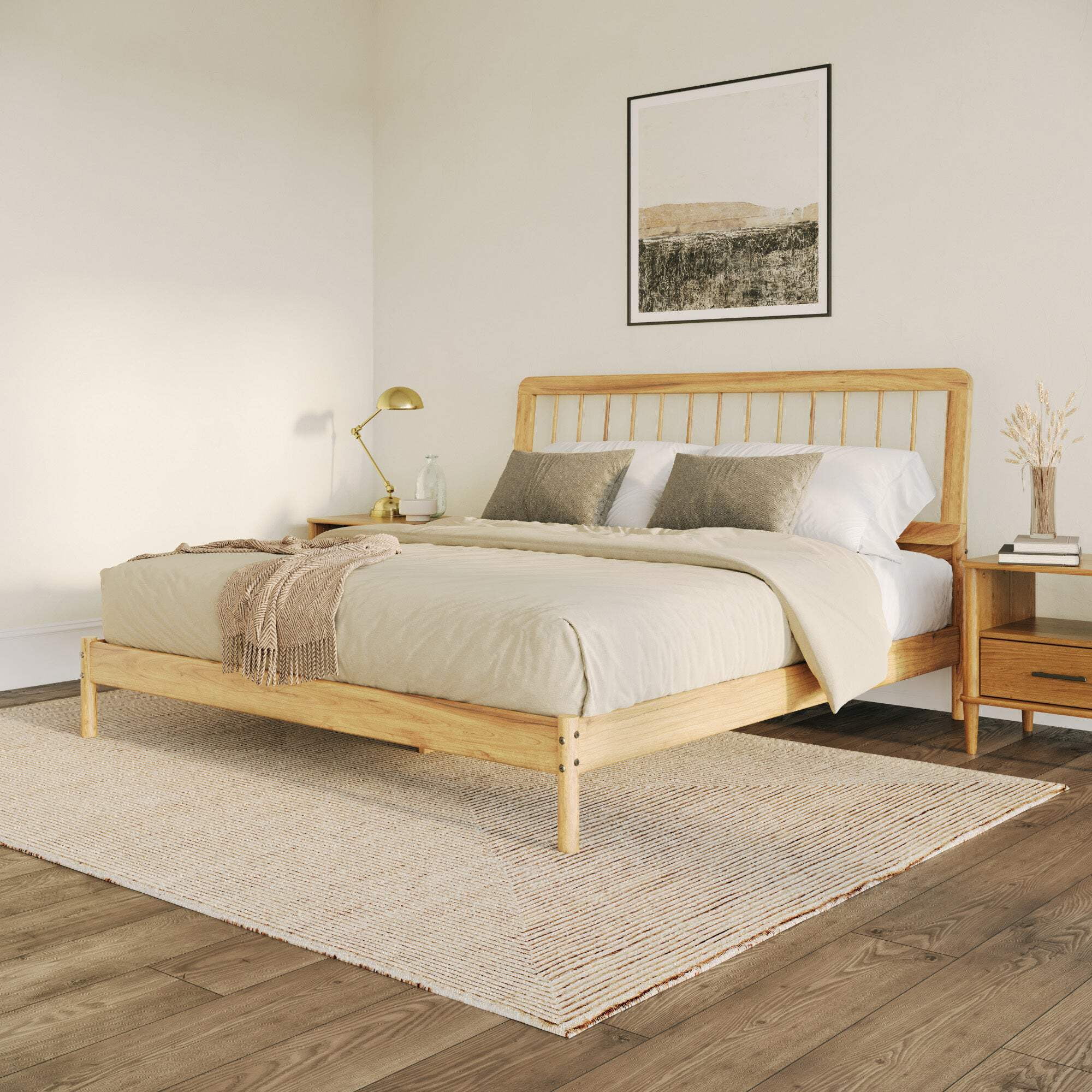 Pine spindle bed discount