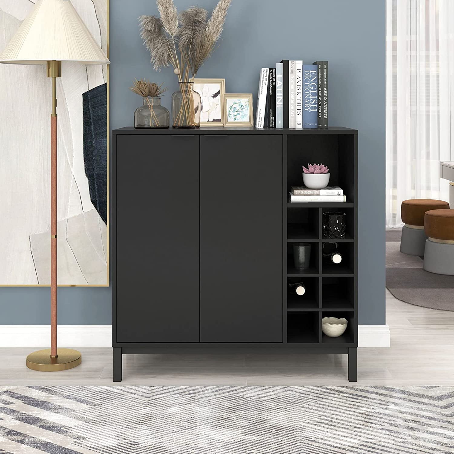 Black bar 2024 cabinet modern