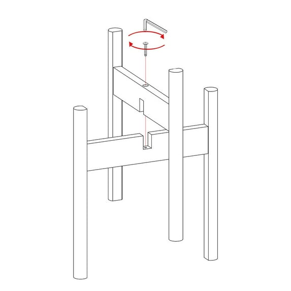 Casual Home Mid-Century Modern Wood Plant Display Stand, Fit Up to 12"
