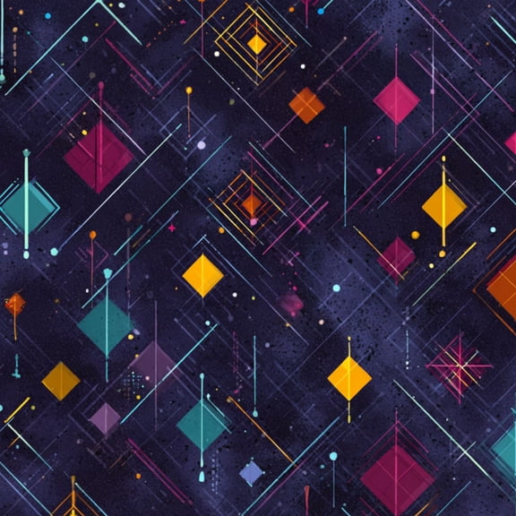 Mid Century Peel and Stick Wallpaper High Contrast 50s Style Geometric Star Artwork Wall Mural 17.7in x 9.8ft Self Adhesive Removable Wall Paper Renter Friendly Wallpaper for Bedroom