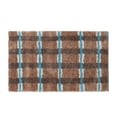 thumbnail image 1 of Mid-Century Plaid Microfiber Bath Mat, Quick Dry Super Absorbent Bathroom Door Mat, Non Slip Retro Checkered Floor Rug for Toilet Shower Entrance Home Decor, 1 of 5