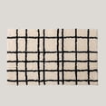 thumbnail image 1 of Mid-Century Plaid Microfiber Bath Mat, Quick Dry Super Absorbent Bathroom Door Mat, Non Slip Retro Checkered Floor Rug for Toilet Shower Entrance Home Decor, 1 of 5