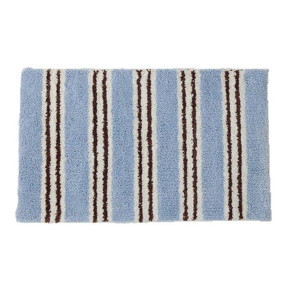 Mid-Century Plaid Microfiber Bath Mat, Quick Dry Super Absorbent Bathroom Door Mat, Non Slip Retro Checkered Floor Rug for Toilet Shower Entrance Home Decor
