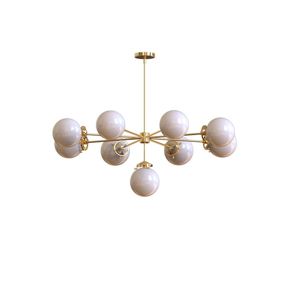 Mid Century Sputnik Chandelier Gorgeous Light Lamp , Large Modern Ceiling Pendant Handmade Light Lamp Dining Hallway Kitchen light 9 Globe