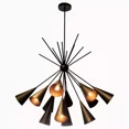 thumbnail image 1 of Mid Century Sputnik Pendent Brass Branch Chandelier Ceiling Light Fixture Lamp, 1 of 4