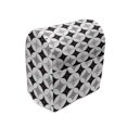 thumbnail image 1 of Mid Century Stand Mixer Cover, Retro Styled Atomic Composition Vintage Diamond Line Pattern, Kitchen Appliance Organizer Bag Cover with Pockets, 5 Quarts, Pale Grey Black Red, by Ambesonne, 1 of 4