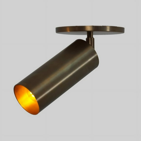 Mid Century Style Single Bulb Shade Ceiling Flush Mount Handmade Brass Wall Lamp Sputnik Wall Sconce