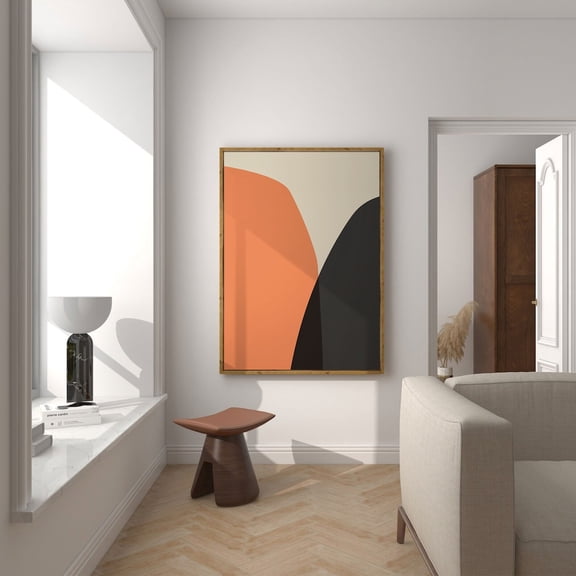 Mid Century Wall Art, Abstract Wall Art, Mid Century Modern Home Decor, Minimalist Retro Mcm Wall Art577, Unframed Poster Size 8x12