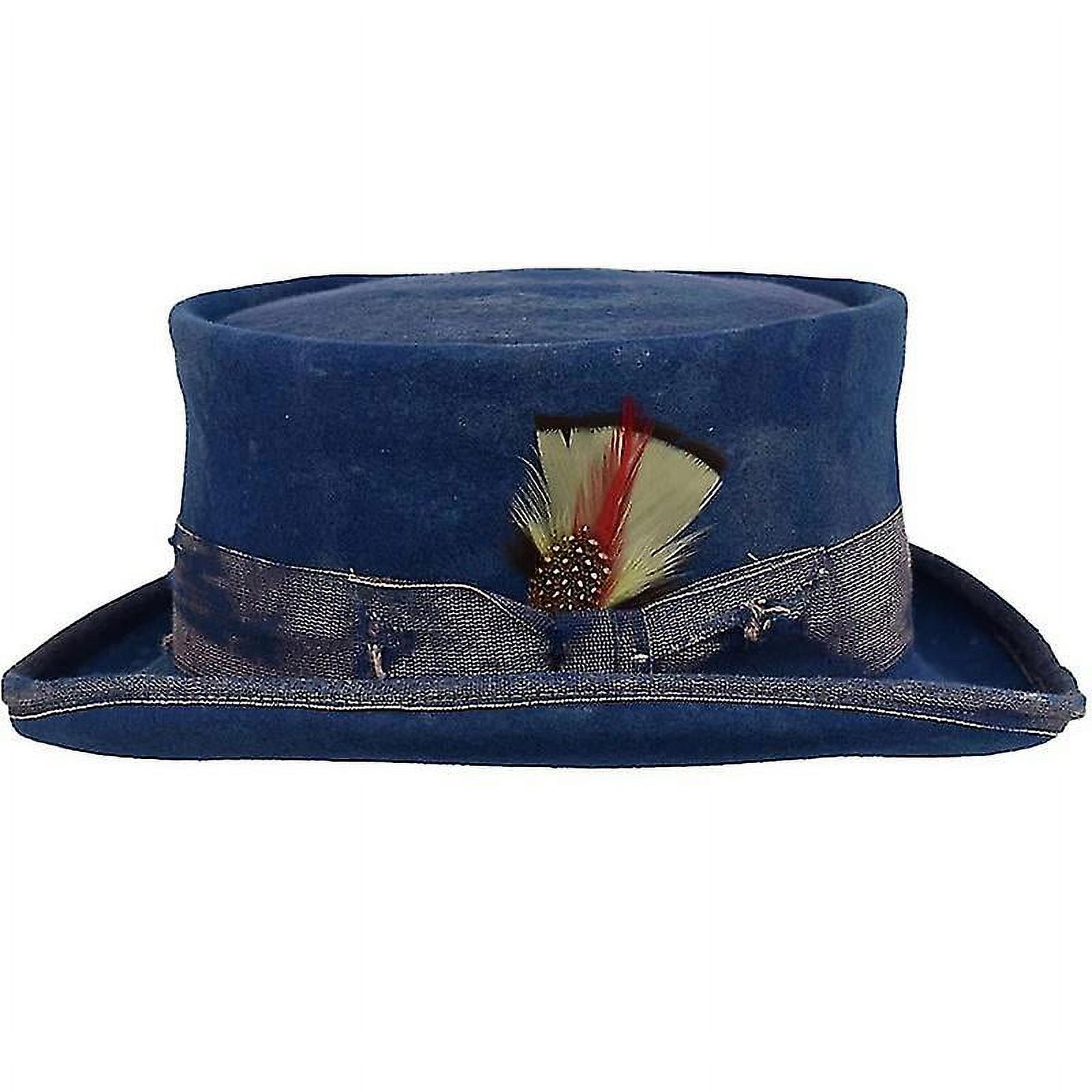 Mid Crown Red Top Hat Unisex Hat Steam Punk Hat Cylinder Wool Felt Top