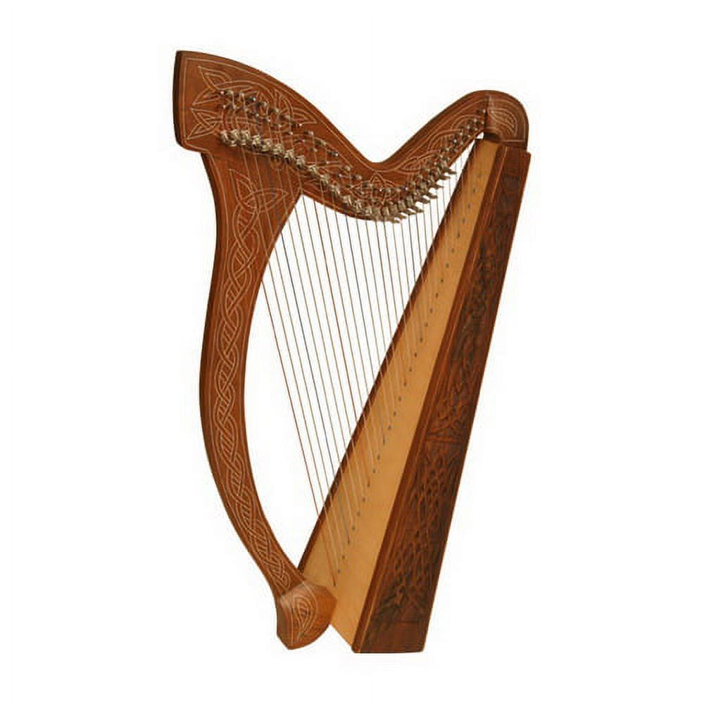 Minstrel harp tm store 29 strings knotwork