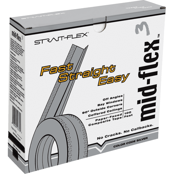 Mid-Flex 300 Drywall Tape - Single Pack Residential Use, Standard Application