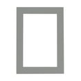 thumbnail image 1 of Mid Grey Acid Free 16x20 Picture Frame Mats with White Core Bevel Cut for 12x18 Pictures - Fits, 1 of 3