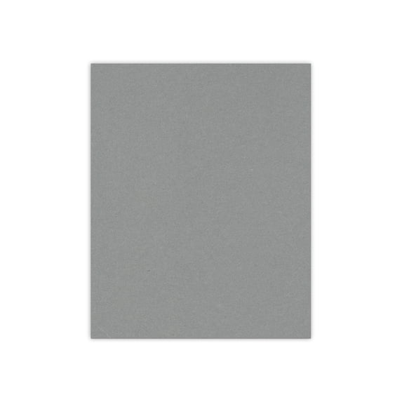 Mid Grey Acid Free 5x7 Backing Board - Uncut Photo Mat Board - 1 Sheet