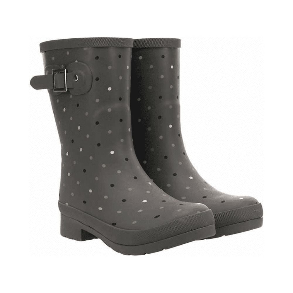 Mid Height Waterproof Rain Boot with Memory Foam Insole