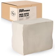 Mid High Fire White Stoneware Clay | Cone 6-10 | Versatile for Wheel Throwing, Hand Building, Sculpting | Suitable for All Skill Levels. 10 lbs