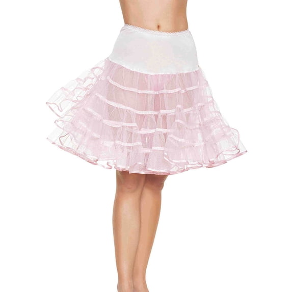 Knee Length Petticoat Skirt