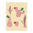 thumbnail image 1 of Mid Mod Cactus  - Illustration Cactus Abstract Boho Minimalist Desert Pattern Modern Art Unframed Wall Art Print 24 x 32 inches, 1 of 4