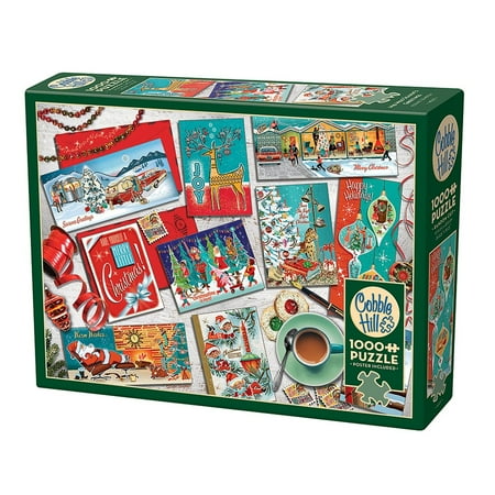 Mid Mod Season's Greetings 1000-Piece Puzzle
