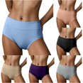 thumbnail image 1 of Mid Rise Bikini Underwear Breathable Soft Comfort Everyday Panties Multipack Ladies Panties Size 6, 1 of 4