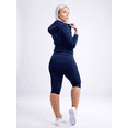 thumbnail image 1 of Mid-Rise Capri Fitness Leggings with Side Pockets, 1 of 29