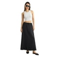 thumbnail image 1 of Mid-Rise Maxi Skirt with Drawstring, 1 of 5