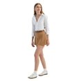 thumbnail image 1 of Mid Rise Pleated Mini Skirt with a Belt, 1 of 6